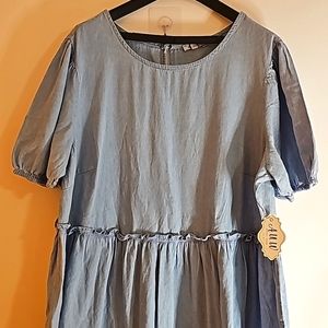 AUW light denim  dress